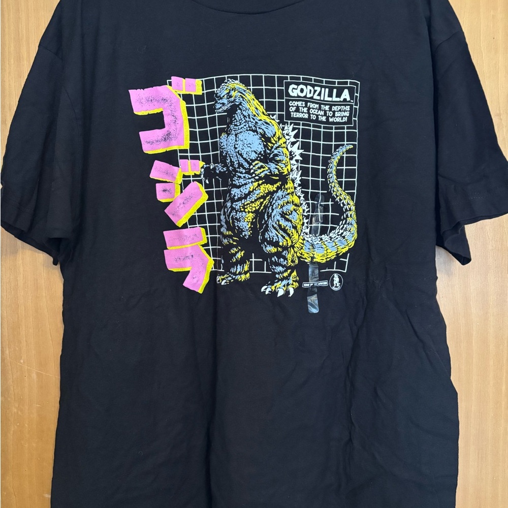 Black Godzilla Graphic T-Shirt